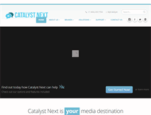 Tablet Screenshot of catalystnext.com